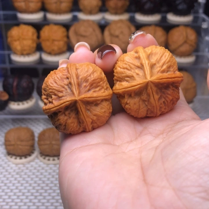 文玩核桃把件92号金香炉四楞35尺