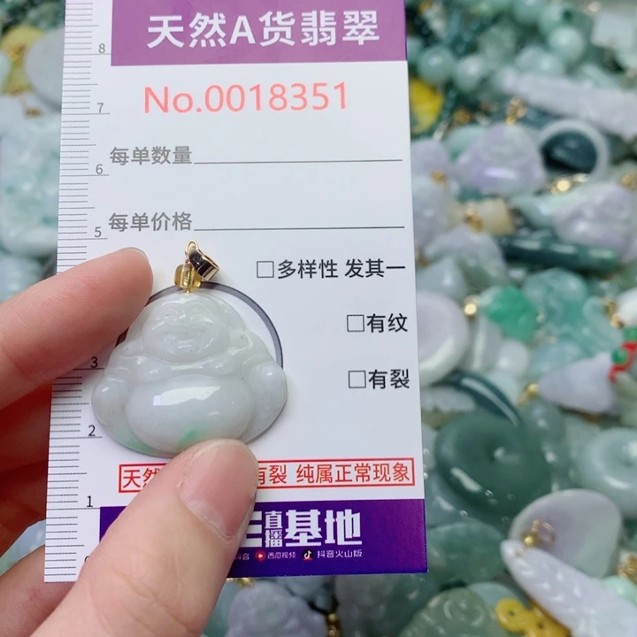 袁***萍翡翠未镶嵌颈饰翡翠