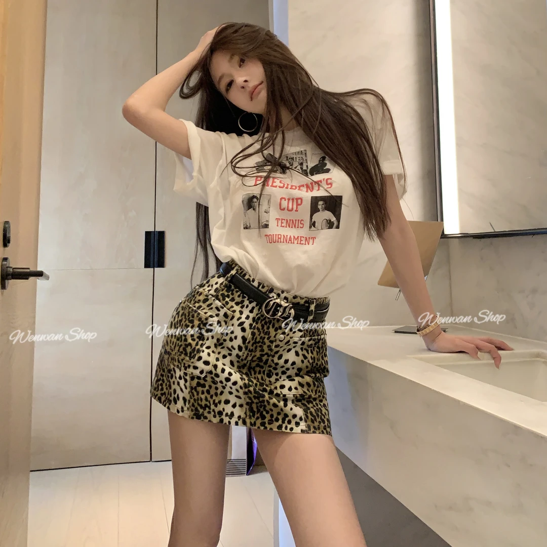 【无平替】小众设计感圆领百搭印花短袖T恤