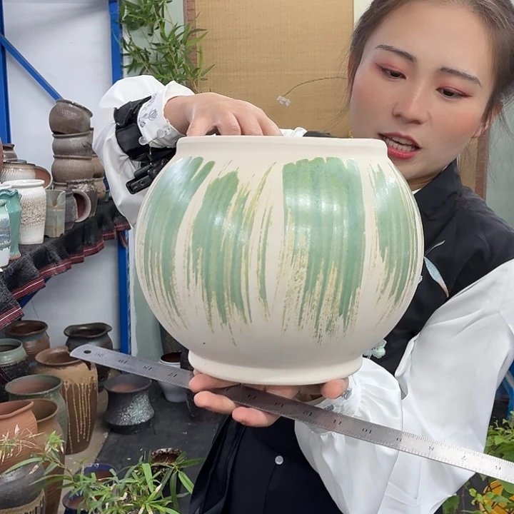 18-22 -粗陶花盆有孔