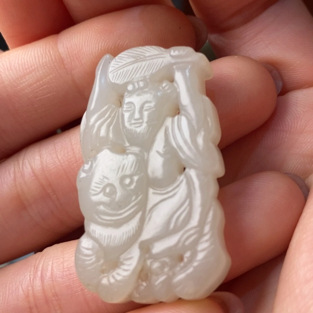 和田玉颈饰未镶嵌M****宝