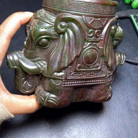 白玉菩提吊坠摆件