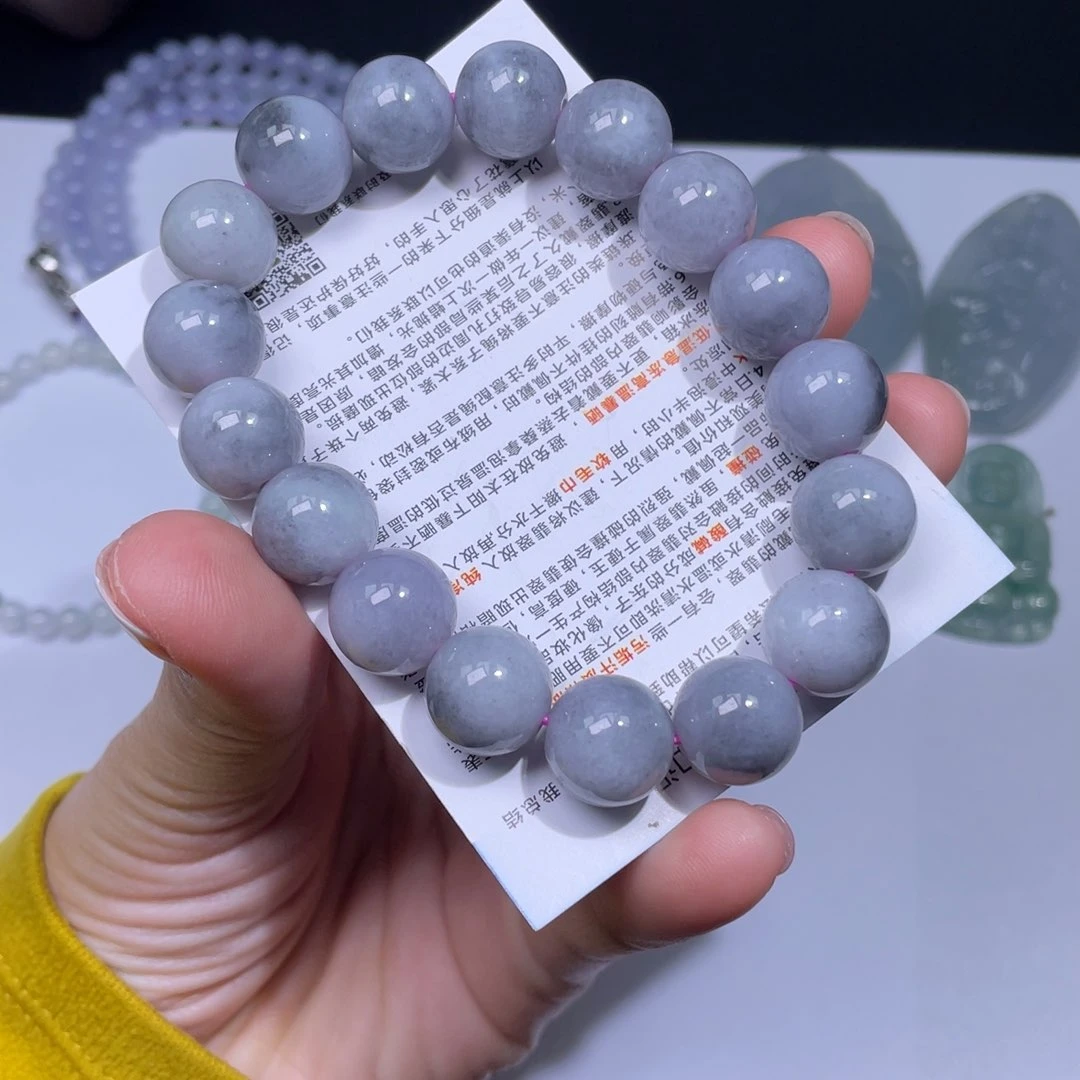 翡翠手链未镶嵌手串