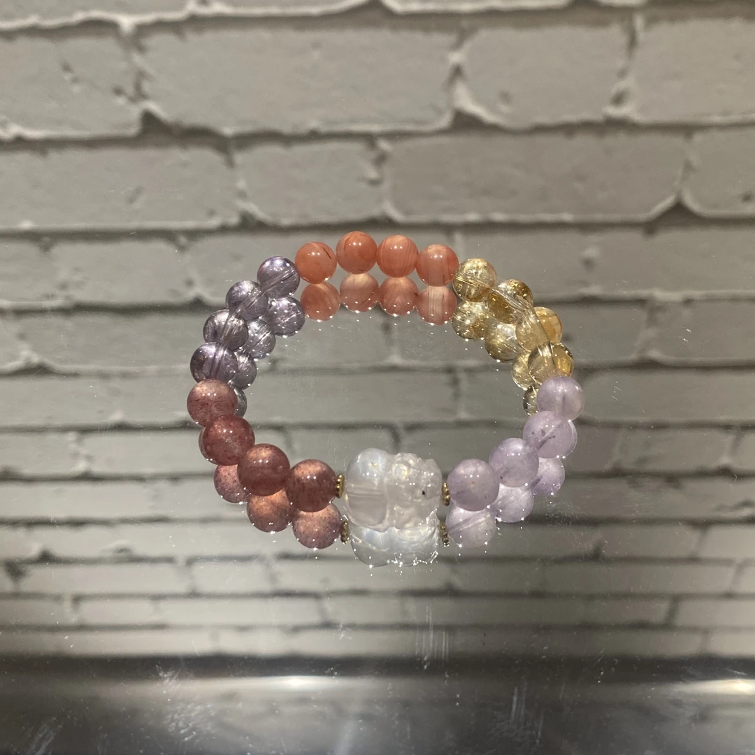 【凝霜】小众百搭设计感水晶温柔手链时尚手饰