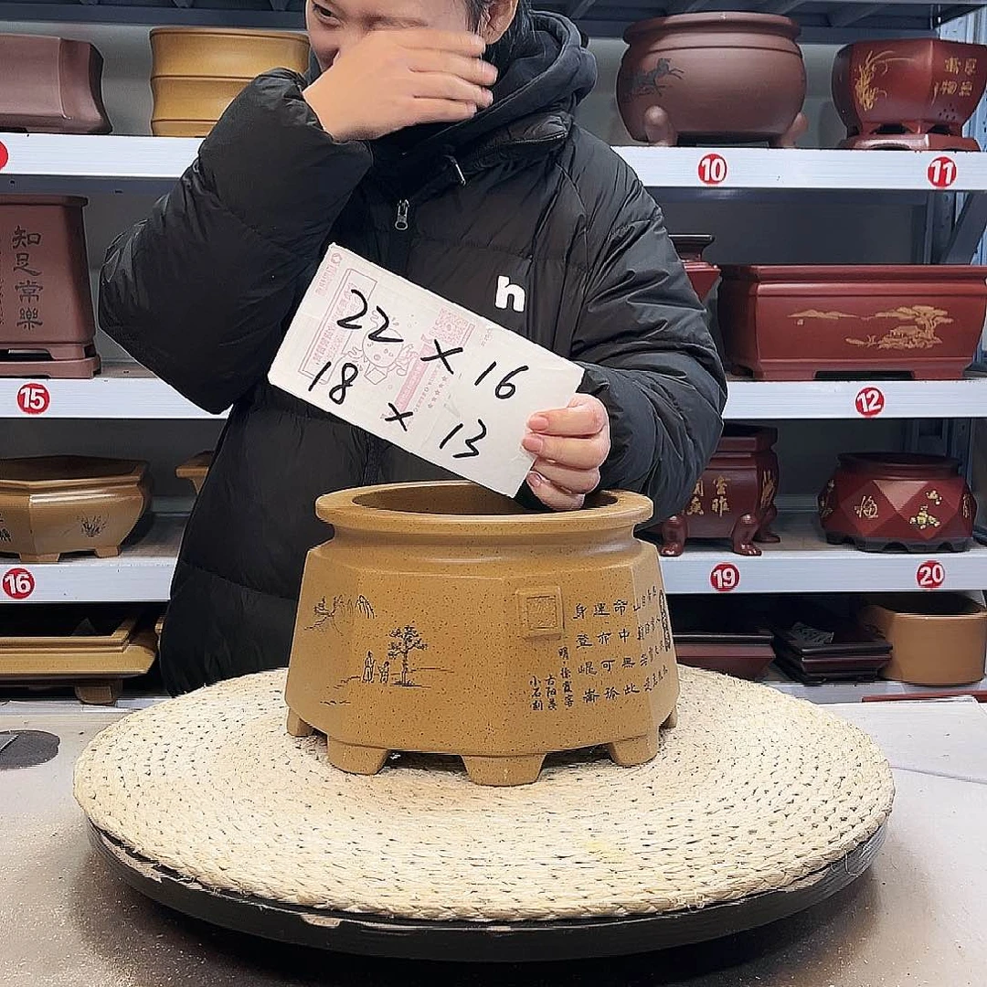 紫砂花盆紫砂花盆