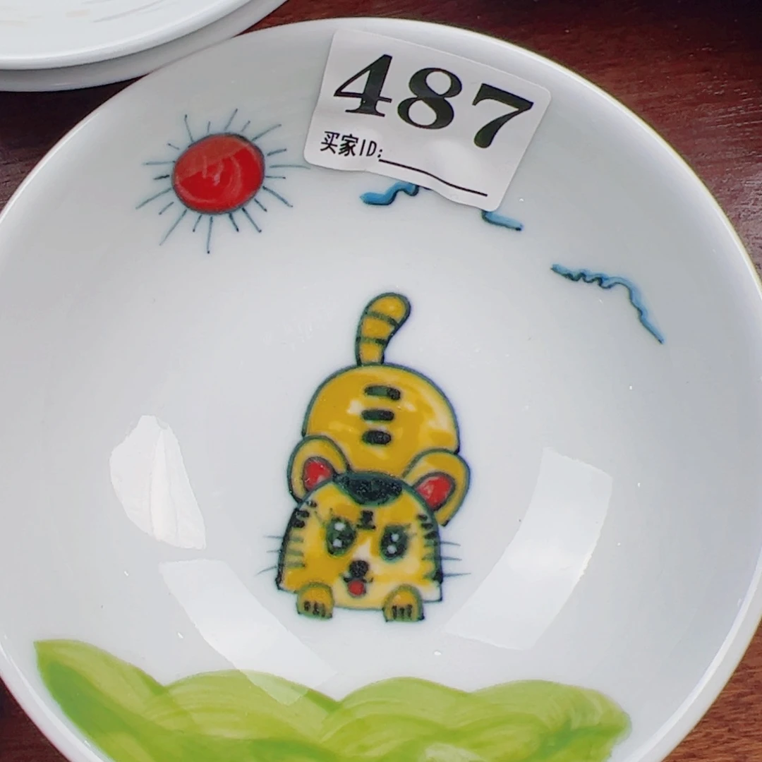 瓷片景德镇陶瓷手工手绘制作