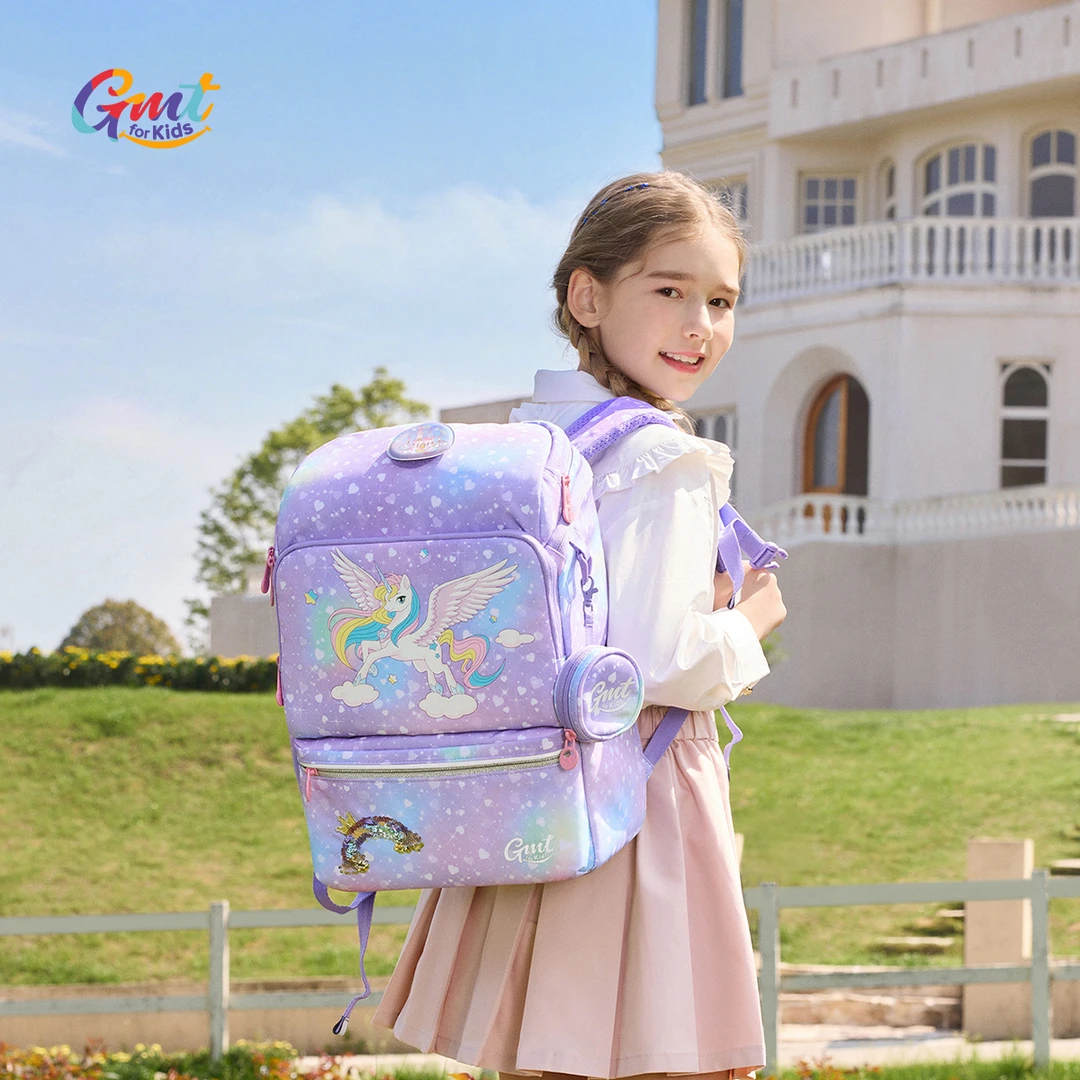 GMT forkids儿童书包女生小学生男孩轻护脊减负一三到六年级书包