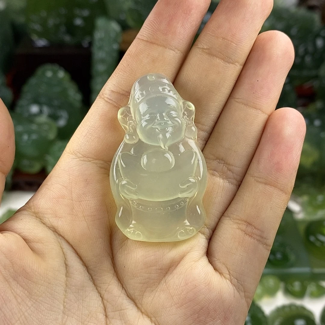 岫玉未镶嵌挂件挂件
