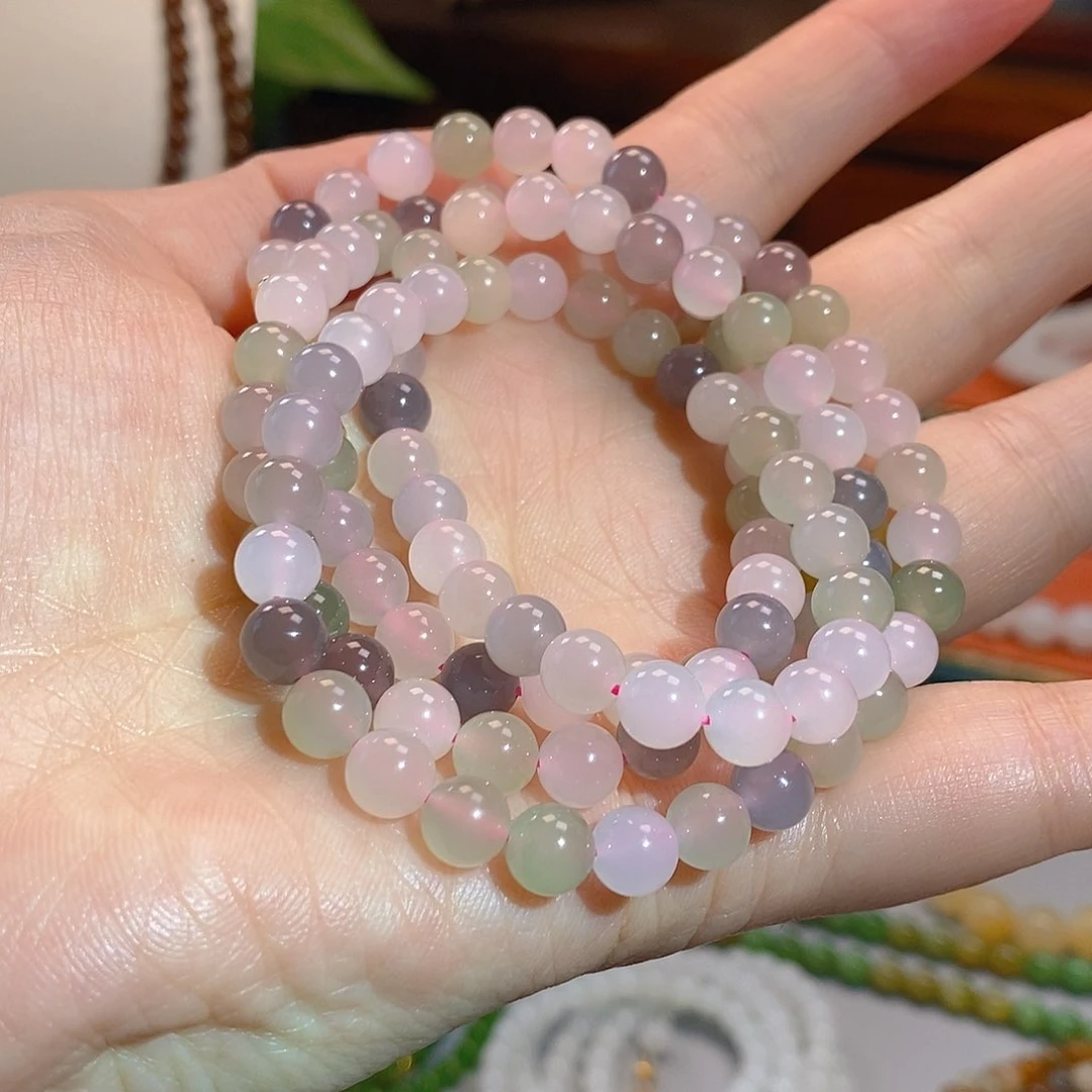 和田玉手串未镶嵌兮*