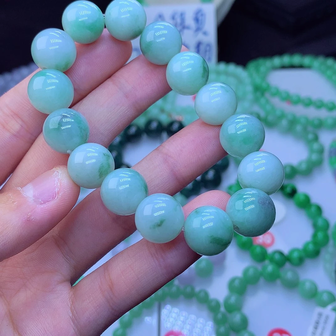 翡翠毛衣链未镶嵌13