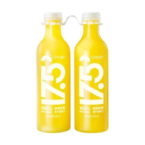 农夫山泉 17.5°100%鲜果冷压榨橙汁 900mLx2夏日必备饮品
