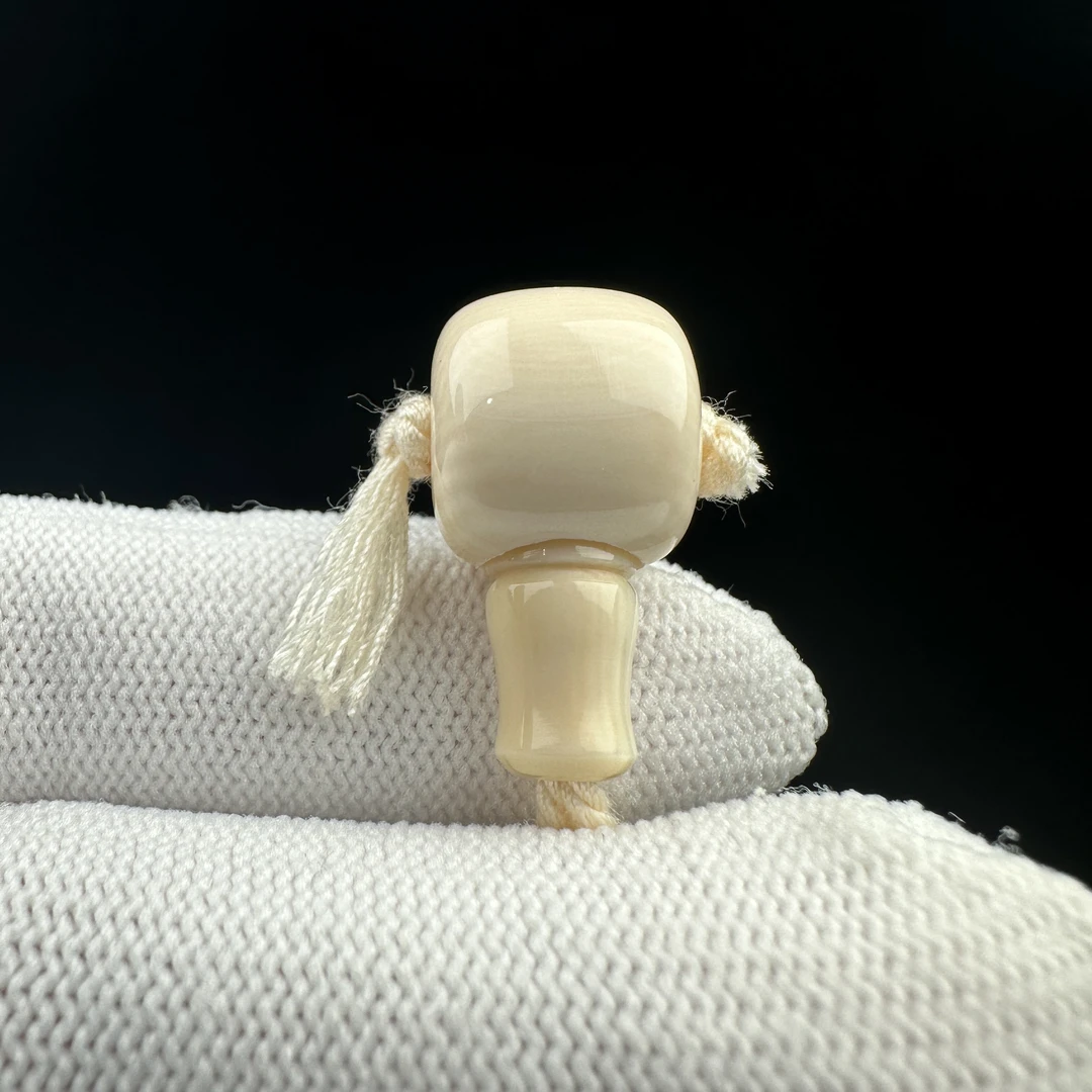 J2717天然猛犸牙 牙芯料藏式三通12*23mm一物一图假一罚十