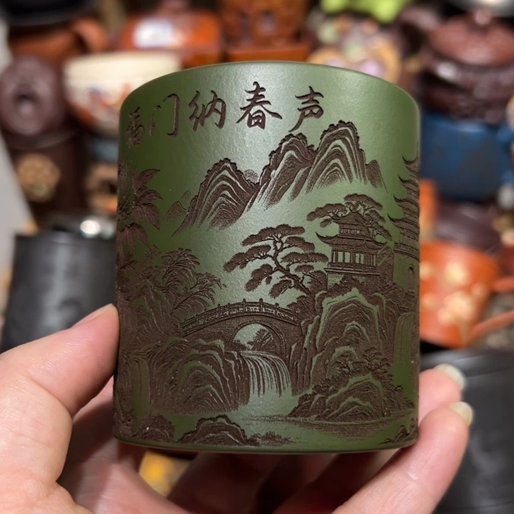 紫砂茶杯宜兴紫砂主人杯