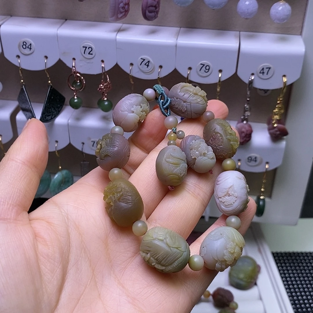 玛瑙/玉髓未镶嵌手链