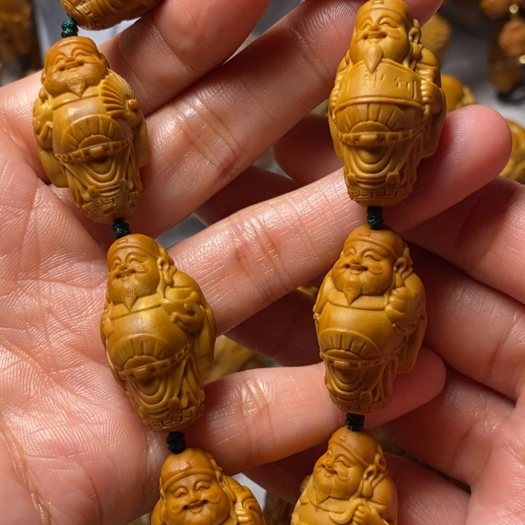 橄榄核手串/手链金条财神