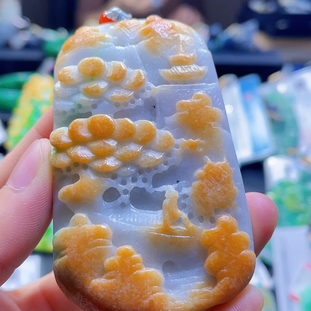 颈饰未镶嵌翡翠一