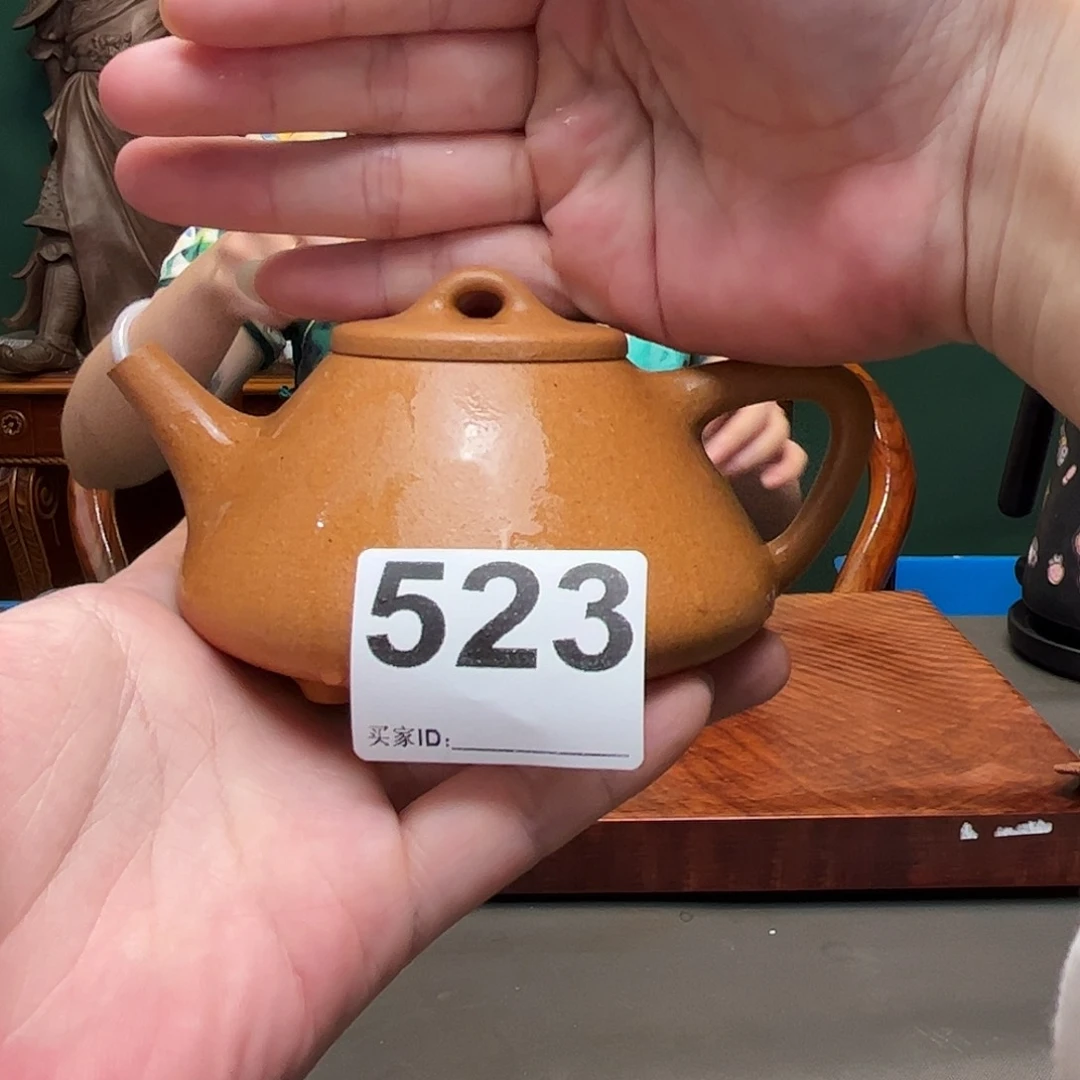 紫砂茶宠老档口黄金段石瓢523