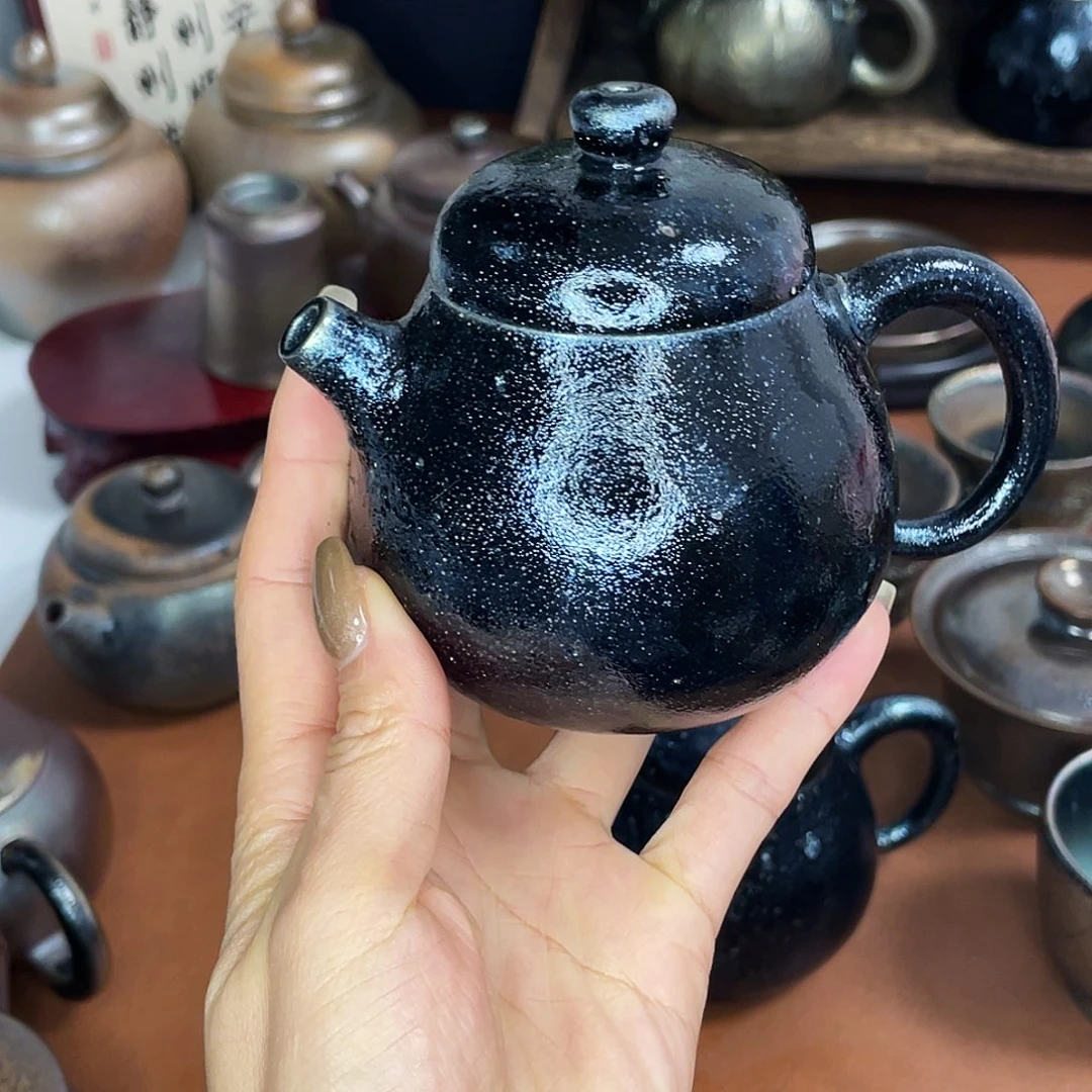 单***豆云南建水紫陶柴的壶