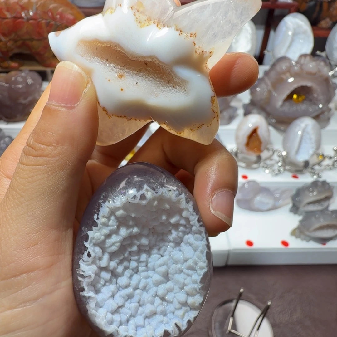 妙***u玛瑙/玉髓未镶嵌挂件