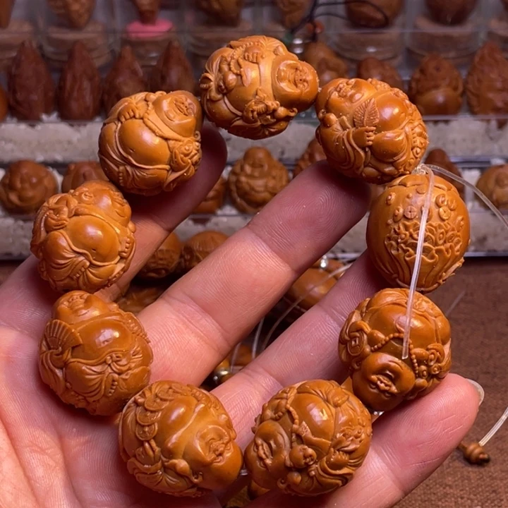 橄榄核手串/手链五子弥勒