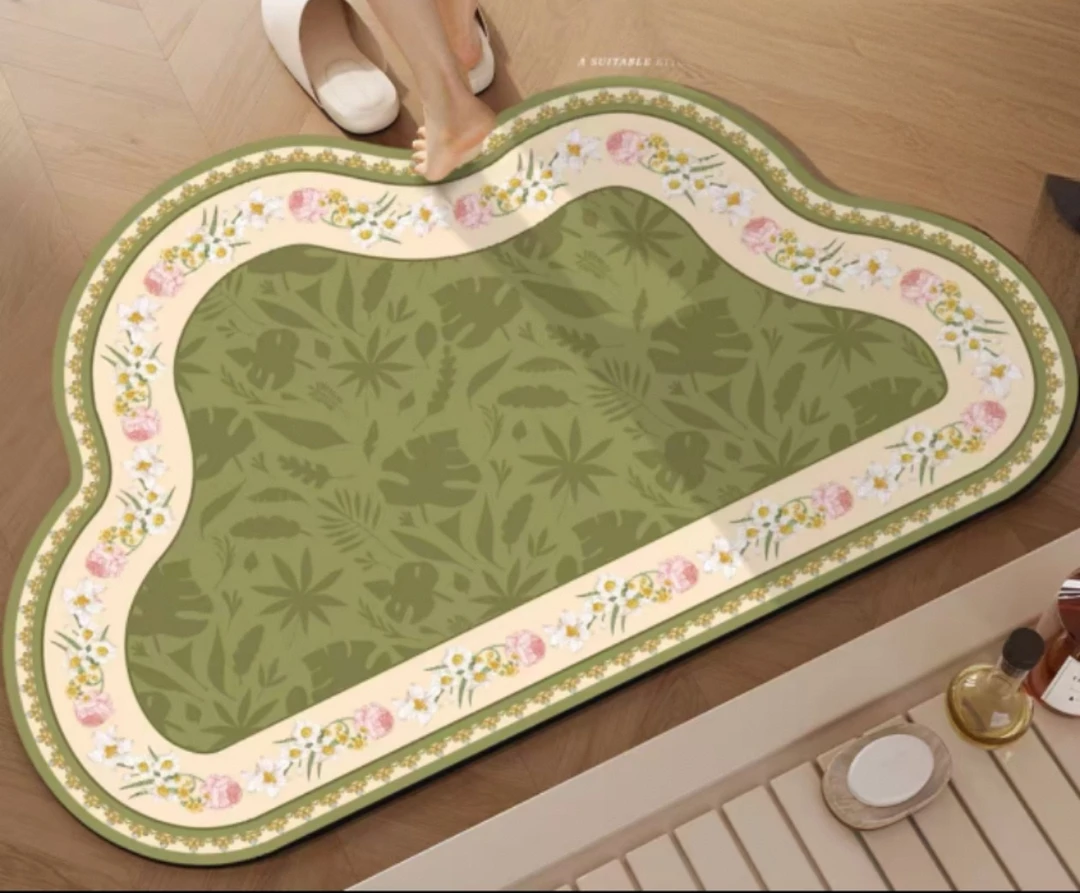 云朵吸水皮浴室地垫防水门垫吸水垫入户吸水防滑速干脚垫垫子