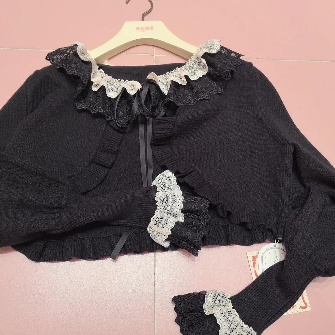 玻璃纸之夜维奥尔小夜曲针织开衫4.0