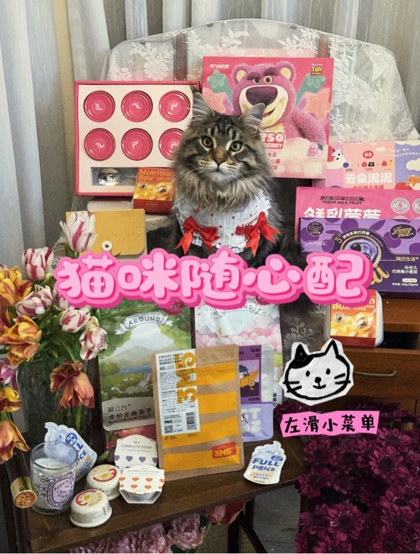 猫咪仓储随心配，想咋搭配咋搭配一家专属于猫咪的仓储超市