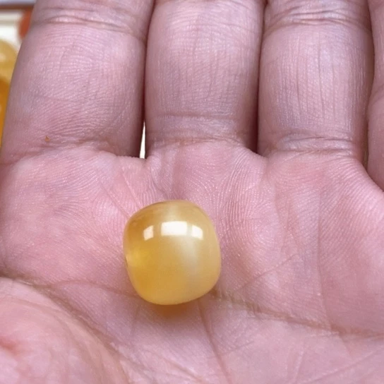 裸石琥珀未镶嵌蜜蜡老型单珠