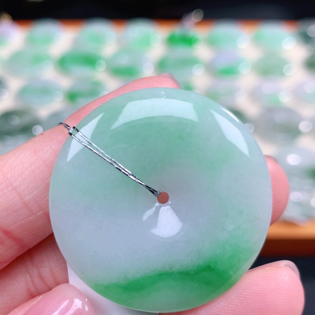 翡翠未镶嵌颈饰35.4-5.2