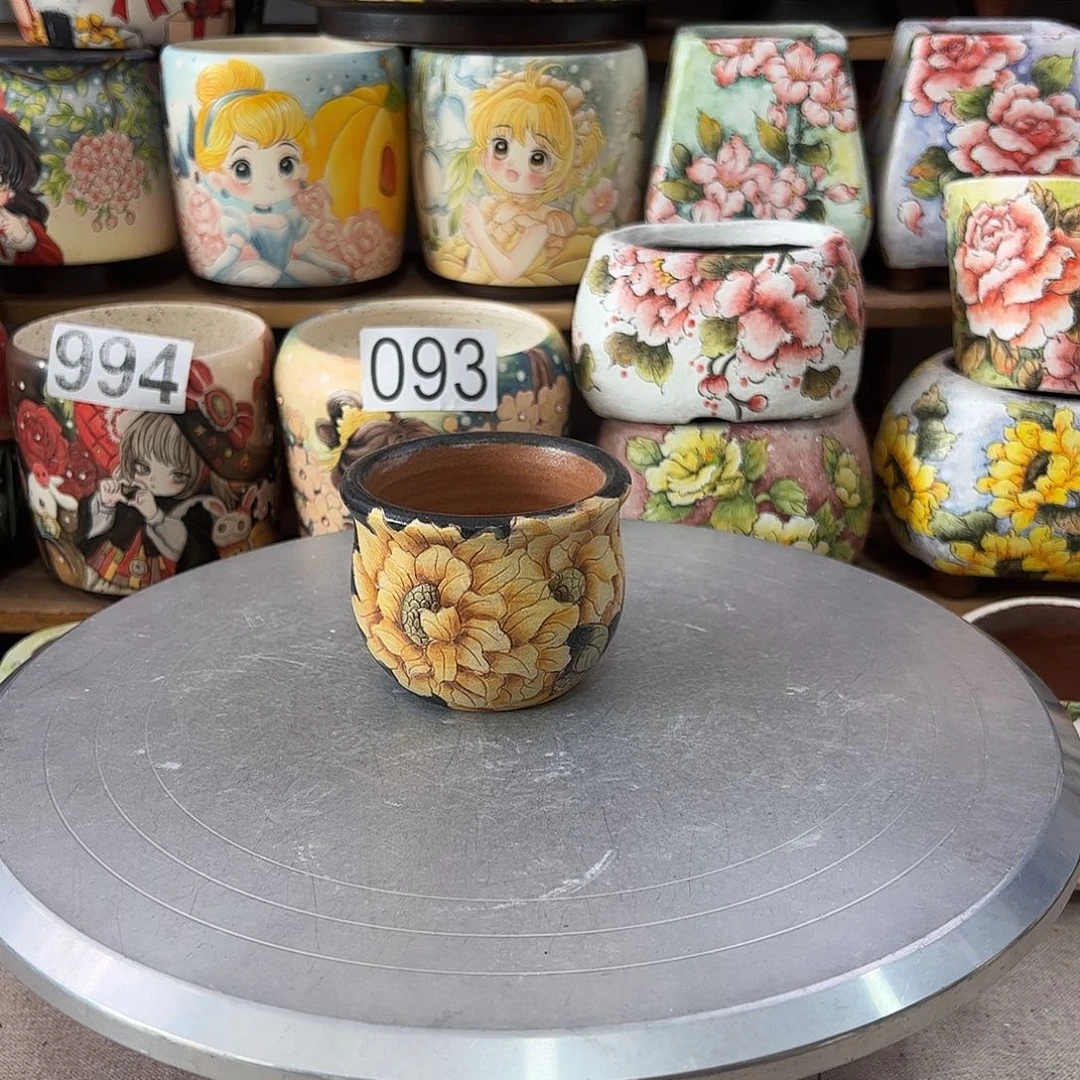 景德镇炫彩手绘口6.5