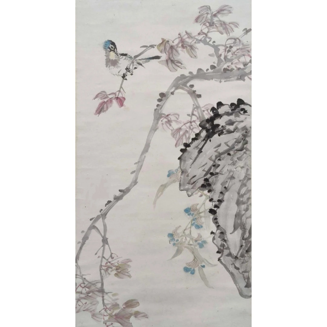 JZnjjbz018《花卉》65*33（2.0平尺）纸本立轴