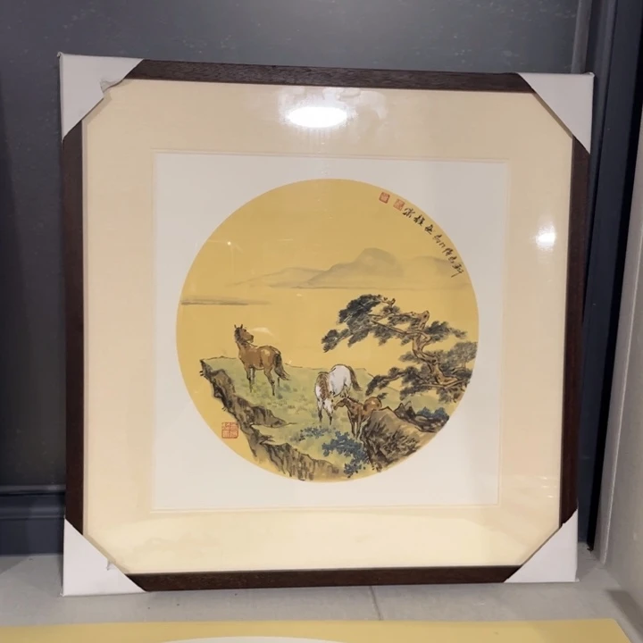 国画张乐毅精品马匹图