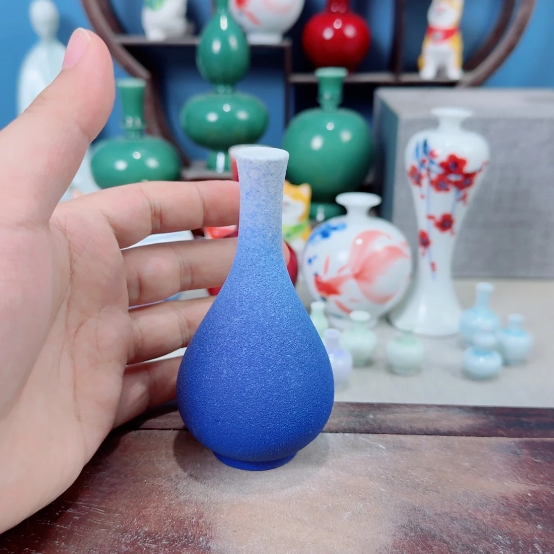 陶瓷手工小花器摆件