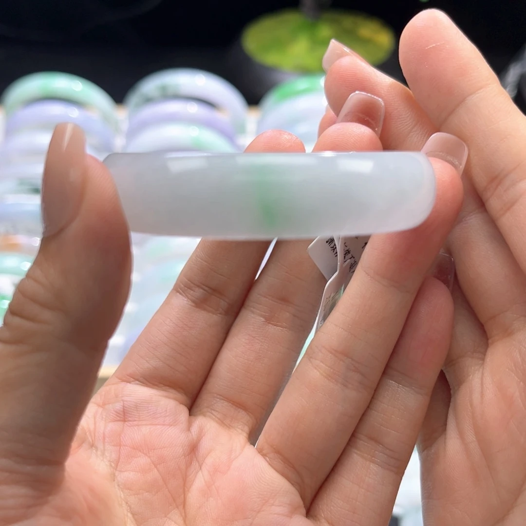 未镶嵌手链翡翠小雅52圈口
