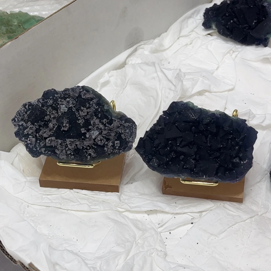 石材浙江萤石摆件标本