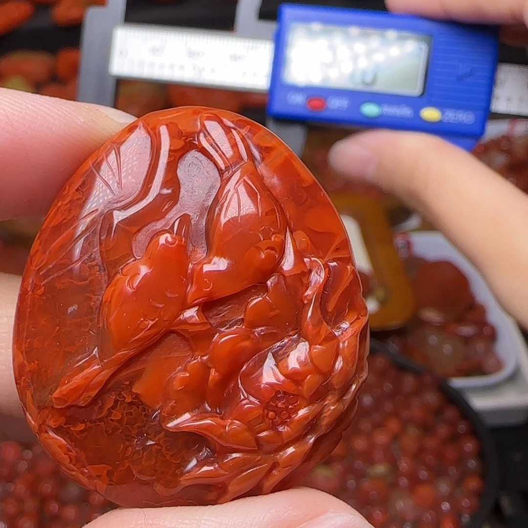南红玛瑙未镶嵌颈饰