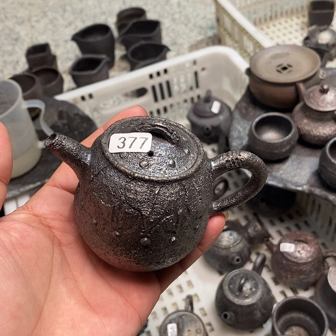 柴烧手工茶器茶壶377