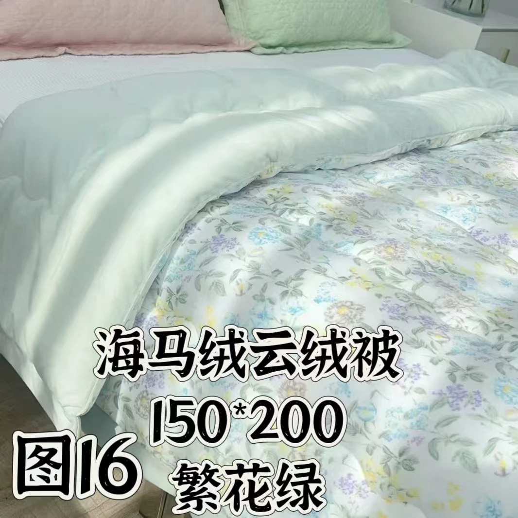 伊吉海马绒系列云绒被小号