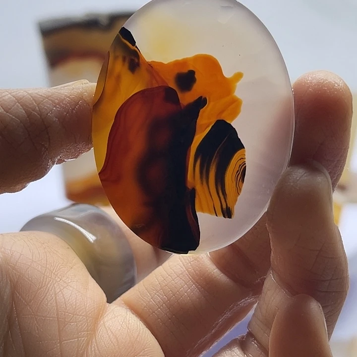 玛瑙/玉髓未镶嵌吊坠(不含链)