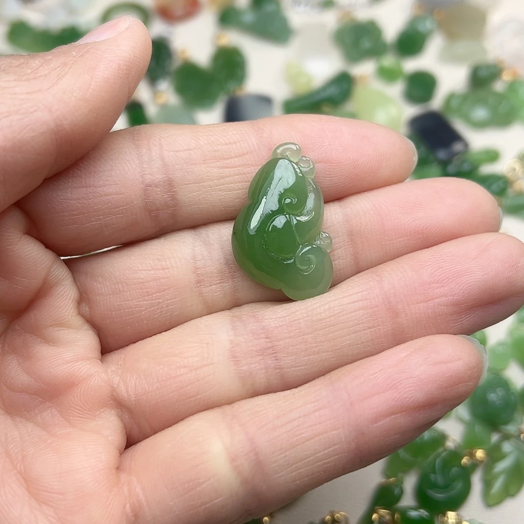 和田玉（碧玉）玉坠未镶嵌