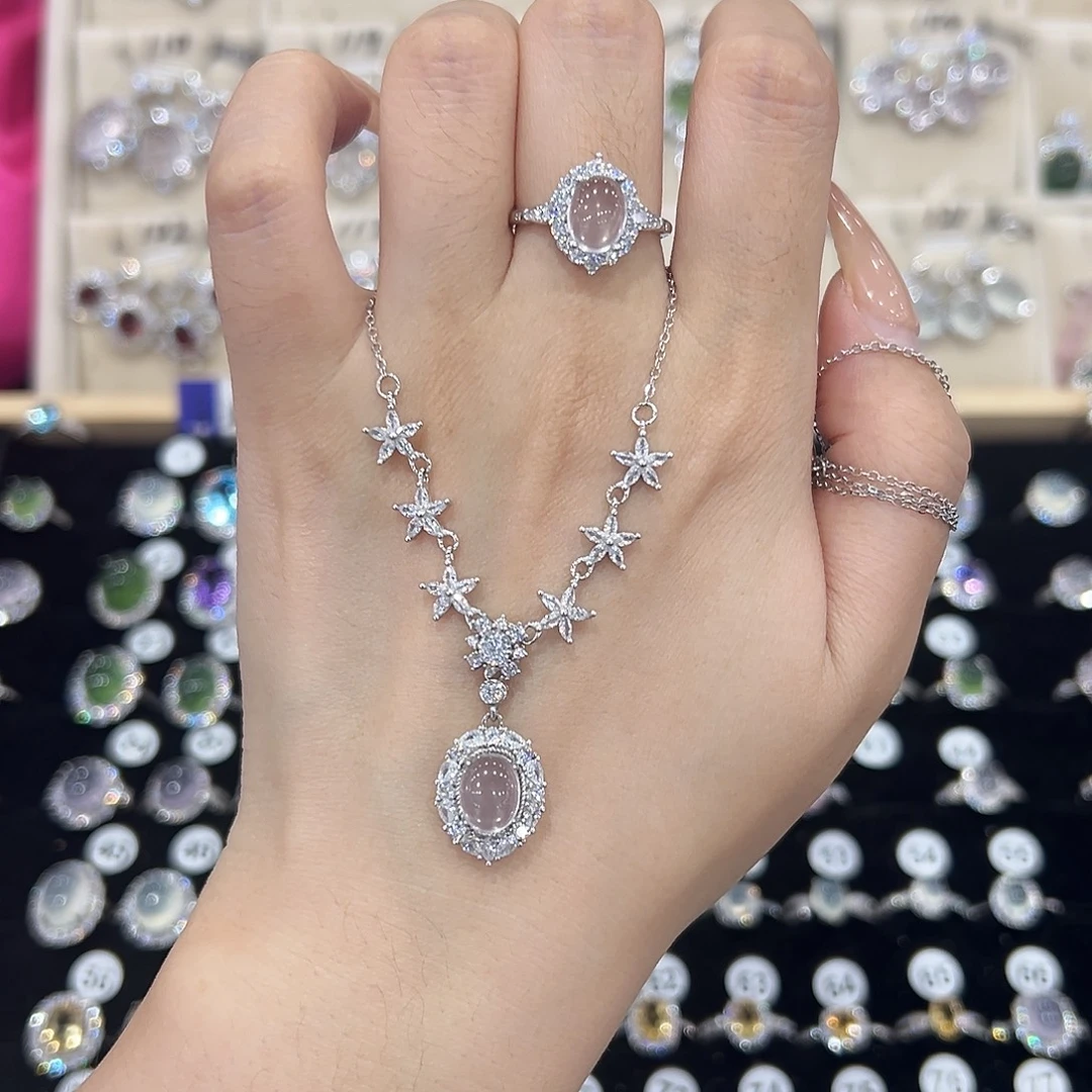 暖****黄晶戒指银S925镶嵌