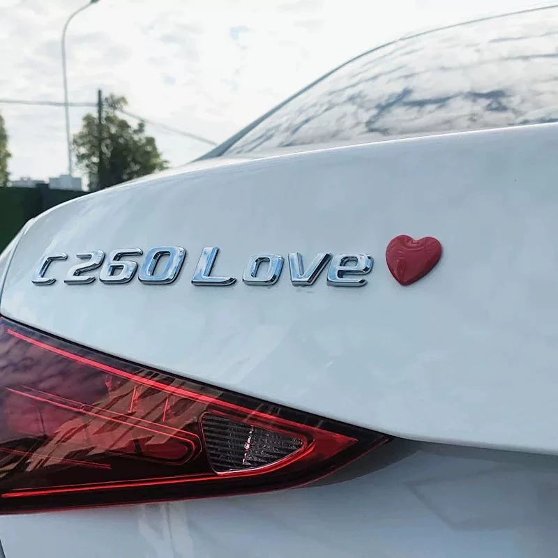 奔驰200L260E300GLOEV立体创意文字搞笑个性汽车尾标贴装饰改装贴