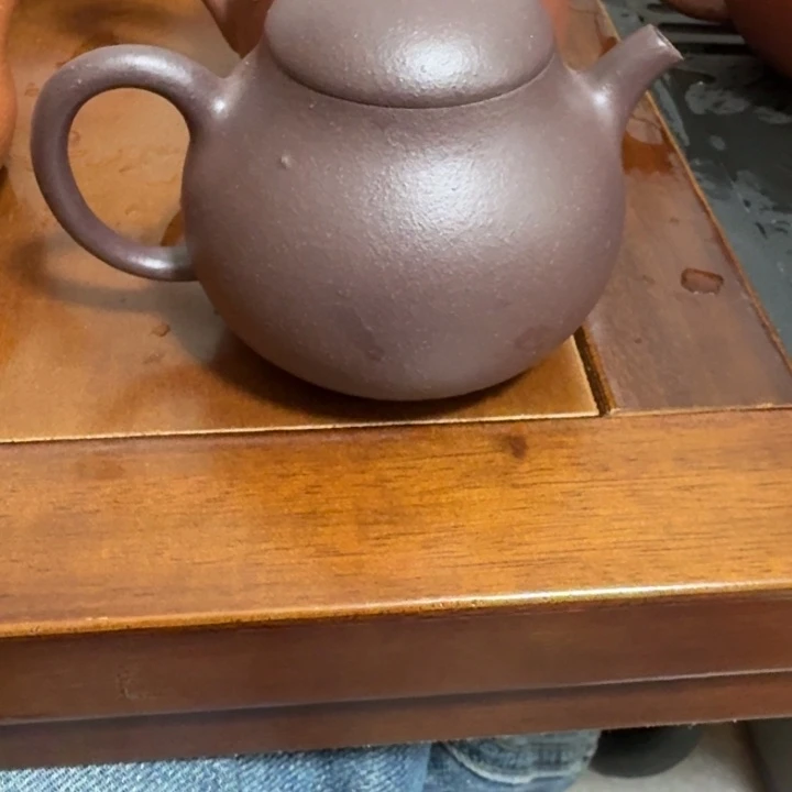 不***心茶壶紫砂原矿半手工天青泥茄瓜200cc