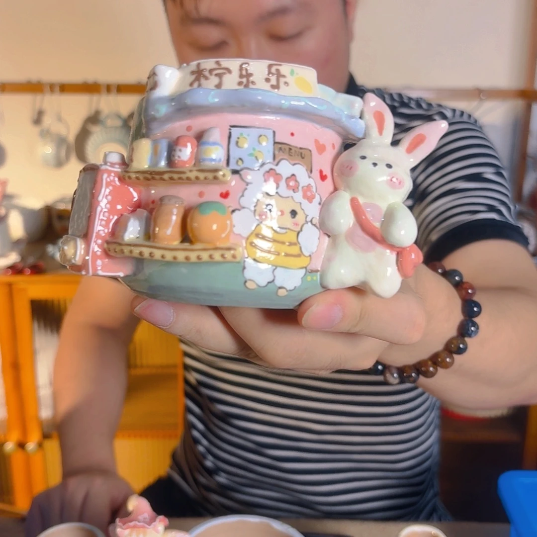 老梧家的手工多肉花盆