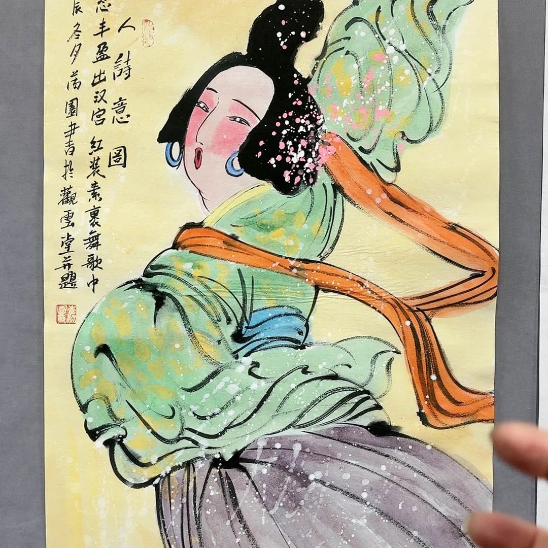 国画国画纯手绘作品请放心去藏