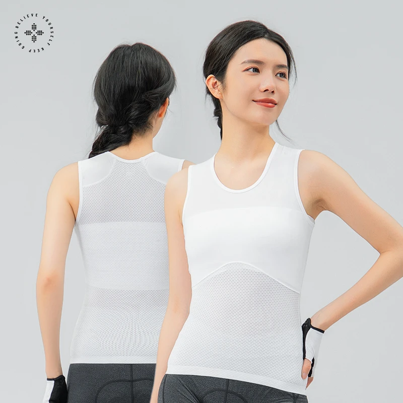 牧道者"空影"运动玩咖网眼面料舒适透气高能感速干打底排汗背心
