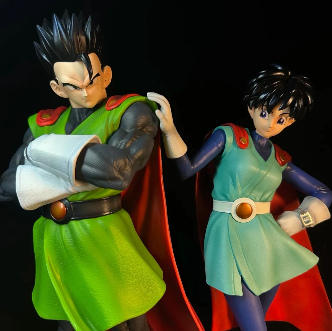 【燃界潮品】30cm魔动厂比迪丽/悟饭组合七龙珠动漫GK手办模型摆件