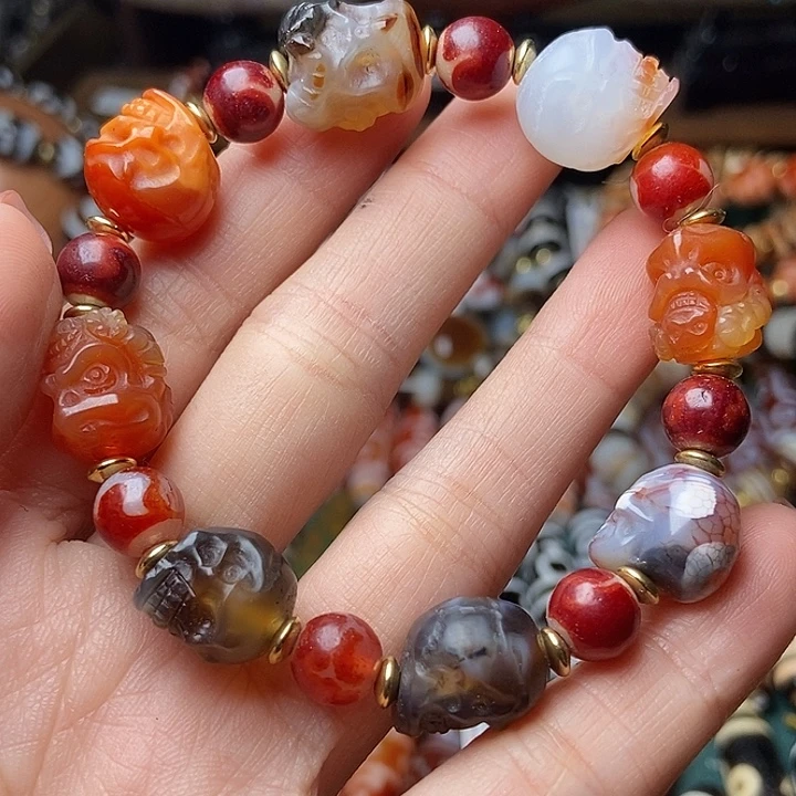 玛瑙/玉髓未镶嵌手链