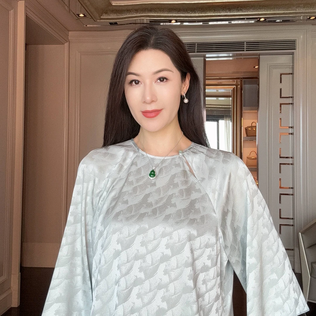 【鲤鱼跃龙门】气质国风桑蚕丝上衣CD2167918