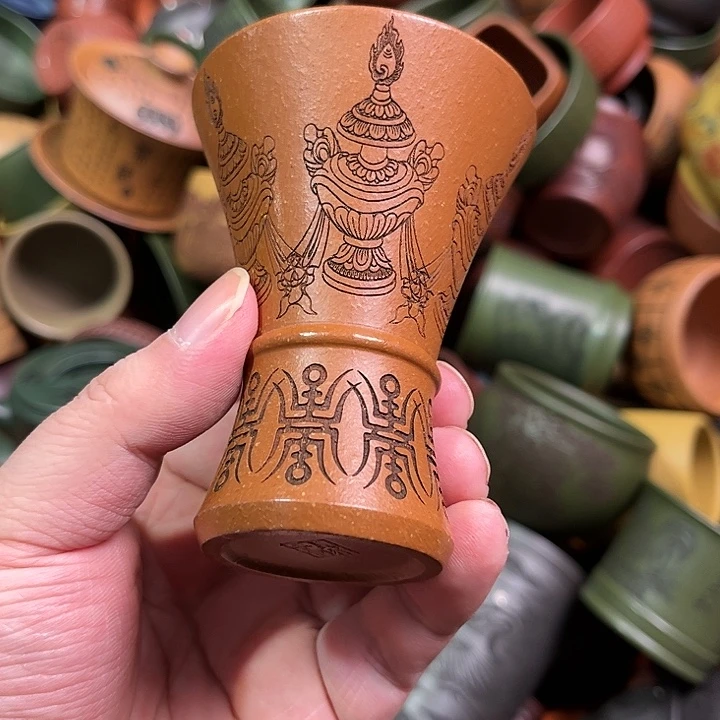 紫砂茶杯全手工紫砂主人杯